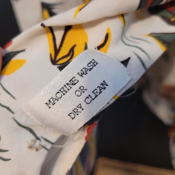 Vintage INC International Concepts Hawaiian Shirt Pineapple Rayon XL Flaws - Picture 9 of 14